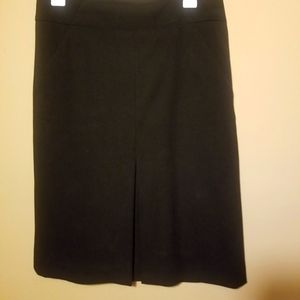 LOFT mid-length black skirt size 4